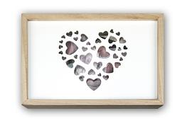 Drevený fotobox LOVE