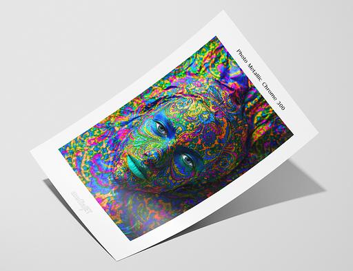 Vzorka - Metallic Chrome 300 – MediaJet