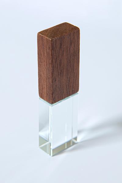 USB kľúč KRYSTAL drevo