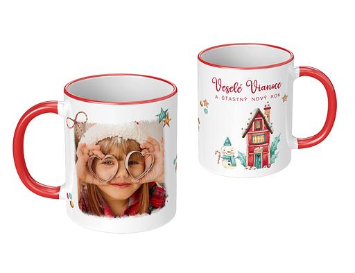 Hrnček s vianočnou grafikou